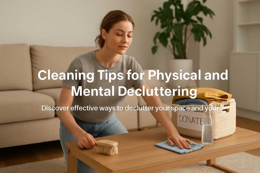 Cleaning Tips for Physical and Mental Decluttering