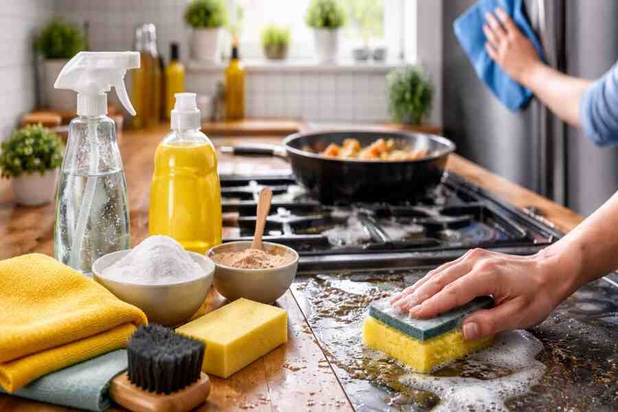 Smart Methodologies to Clean Tough Grease Stains